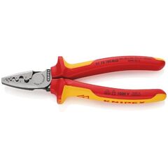  Crimpzangen Crimpzangen für Aderendhülsen mit Dorn-Crimp KNIPEX 97 78 180 Crimpzange für Aderendhülsen isoliert mit Mehrkomponenten-Hüllen, VDE-geprüft 180 mm 12380634