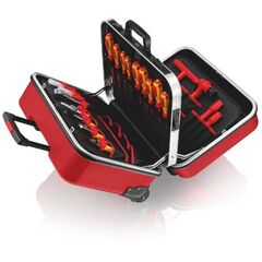  Werkzeugkoffer "BIG Twin Move RED" Elektro Kompetenz KNIPEX 98 99 15 Werkzeugkoffer "BIG Twin Move RED" Elektro Kompetenz 12381002
