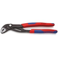  KNIPEX Cobra® Hightech-Wasserpumpenzangen KNIPEX 87 02 250 Cobra® Hightech-Wasserpumpenzange mit schlanken Mehrkomponenten-Hüllen grau atramentiert 250 mm 12381203