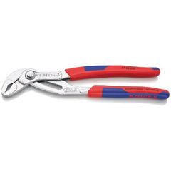  KNIPEX Cobra® Hightech-Wasserpumpenzangen KNIPEX 87 05 250 Cobra® Hightech-Wasserpumpenzange mit schlanken Mehrkomponenten-Hüllen verchromt 250 mm 12381205