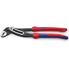  KNIPEX Alligator® Wasserpumpenzangen KNIPEX 88 02 300 T Alligator® Wasserpumpenzange mit Mehrkomponenten-Hüllen, mit integrierter Befestigungsöse zum Anbringen einer Absturzsicherung schwarz atramentiert 300 mm 12381197