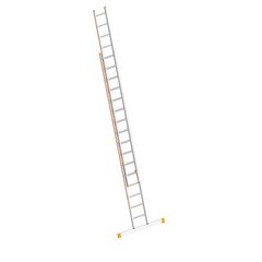 Leitern Schiebeleiter TOPIC 16 Sprossen, Aluminiumleiter 2x16 Sprossen, zweiteilig, ausziehbar, Länge 8.25 m 12405484