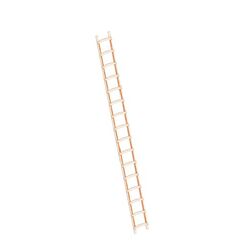  Layher Steigtechnik Leitern Holzdachdeckerleiter 16 Sprossen aus stabilem Holz; Länge 4.50 m 12405406