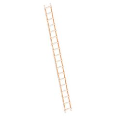  Layher Steigtechnik Leitern Holzdachdeckerleiter 18 Sprossen aus stabilem Holz; Länge 5.05 m 12405349