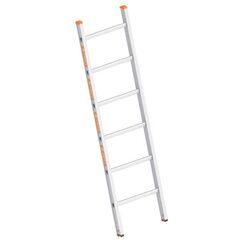  Layher Steigtechnik Leitern Sprossenanlegeleiter TOPIC 6 Sprossen; Aluminiumleiter mit 6 Sprossen, Länge 1.75 m 12405385