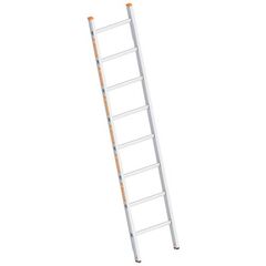  Layher Steigtechnik Leitern Sprossenanlegeleiter TOPIC 8 Sprossen; Aluminiumleiter mit 8 Sprossen, Länge 2.30 m 12405420