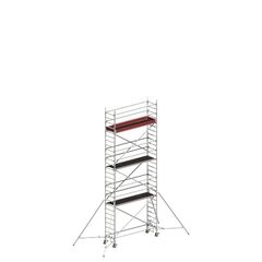  Layher Steigtechnik Fahrgerüste UNI Standard Fahrgerüst, Gerüsthöhe 7,43 m 12405498