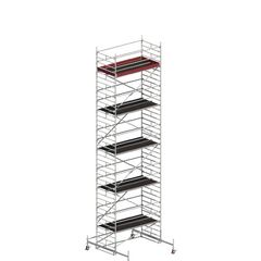  Layher Steigtechnik Fahrgerüste UNI Breit Fahrgerüst, Universalgerüst mit breiter Arbeitsfläche; Gerüsthöhe 10,61 m 12405545