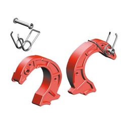  Zubehör Fahrgerüste Finger 42mm Paar, rot 12405740