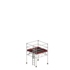  Layher Steigtechnik Fahrgerüste STARO Rollbock, kompaktes, fahrbares Gerüst; Gerüsthöhe 1,89 m bis 2,78 m 12405488