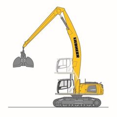  Kettenbagger Materialumschlag Liebherr LH 40 C Port Litronic 12463049