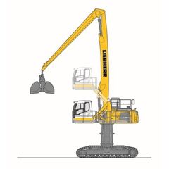  Kettenbagger Materialumschlag Liebherr LH 50 C High Rise Port Litronic 12463050