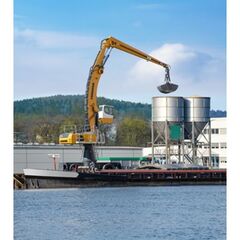  Mobilbagger Materialumschlag Liebherr LH 80 M High Rise Port Industry Litronic 12463036