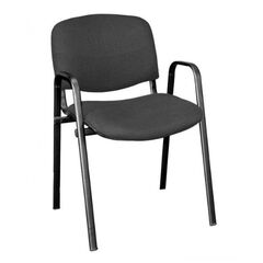  Polsterstühle Polsterstuhl mit Armlehnen, anthrazit 12405780