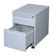  Lüllmann Rollcontainer Rollcontainer mit Holzdekortop, 3/6 12405819