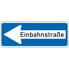  Vorschriftzeichen ADCO Verkehrszeichen 220-10 Einbahnstraße linksweisend 300x800 mm, Alu 2 mm, RA2 12355881