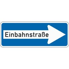  Vorschriftzeichen ADCO Verkehrszeichen 220-20 Einbahnstraße rechtsweisend 300x800 mm, Alu 2 mm, RA2 12355864