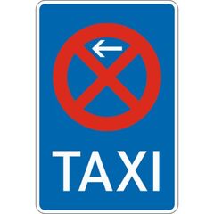  Vorschriftzeichen Verkehrszeichen 229-10 Taxenstand Anfang (Aufst. rechts) 900x600 mm, Alu 2 mm, RA2 12356633
