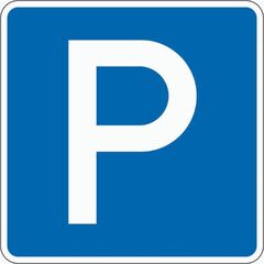  Richtzeichen Verkehrszeichen 314 Parken 420x420mm, Alu 2mm, RA1 12359522