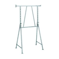 Stahlrohr-Gerückbock müba-Stahlrohr-Gerüstbock,1,20 m breit, Höhenverstellbar von 1,20 - 1,95 m, Tragfähigkeit 1500kg, verzinkt 12444267
