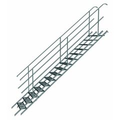  Bautreppe müba-Bautreppe mit 12 Stufen und Geländern, Treppenlänge ca. 3,46m, verzinkt 12444817