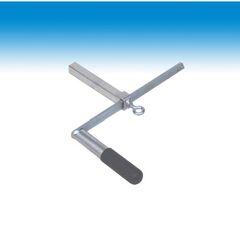  Kragarmlift Zubehör müba-Kurbel (verstellbar) für Kragarmlift, galvanisch verzinkt 12445039