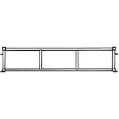  Beläge/Auflagen FIX 120 müba-Horizontalrahmen Fix 120 für Verbreiterungskonsole 43020 und 43019, Länge 2,50 m 12444380