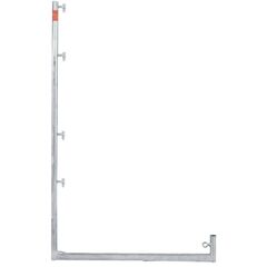  Geländer/Seitenschutz FIX 120 müba-Geländerpfosten L-Form Fix 120, Länge 2,00 m 12444392
