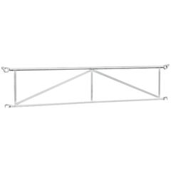  Einzelteile Alu-Rollgerüst müba-Geländerrahmen Typ F für Aluminium-Fahrgerüst, Länge 2,50 m 12444781