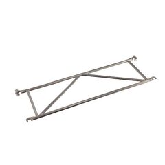  Einzelteile Alu-Rollgerüst müba-Geländerrahmen für Aluminium-Fahrgerüst Typ Boy 1, Länge 1,80 m 12444785