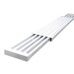  Zubehör Kurbelbock müba-Aluminium-Bohle, Breite 0,32m, Längenverstellbar von 2,45 - 3,96 m, Tragfähigkeit 150 kg 12444288
