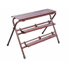  Klappböcke müba-GS-Klappbock, lackiert, Auftritt-Tiefe 25cm, Standfläche 1,00x0,25 m, Breite 1,10 m, Höhe 0,75 m 12444643