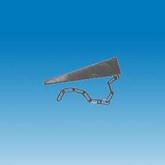  Zwingen als Schalhilfe müba-Ersatzkeil mit Kette für Fundamentzwinge, lackiert 12444291