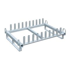  Gerüstpalette FIX 70 müba-Vertikalrahmenpalette für 20 Vertikalrahmen 0,70 m, verzinkt 12444884
