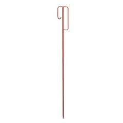  Absperrleinenhalter müba-Absperrleinenhalter, aus Ø12 mm Rippentorstahl, 1,22 m lang, rot lackiert, jedoch verpackt zu 500 Stück auf Palette 12444647