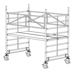  Typ 150 müba-Alu-Fahrgerüst Typ 150/1, Arbeitshöhe 3,4 m 12444727