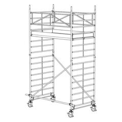  Typ 150 müba-Alu-Fahrgerüst Typ 150/3, Arbeitshöhe 5,4 m 12444720
