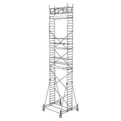  Typ 70/X-250 müba-Alu-Fahrgerüst Typ 70/9-250, Arbeitshöhe 11,65 m 12444764