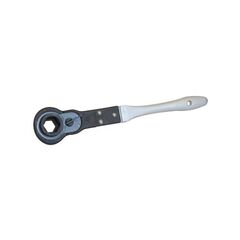  Zur Befestigung müba-Ratschenschlüssel mit Aluminiumgriff und CrV-Kopf, umschaltbar, SW 19/22 mm 12445010