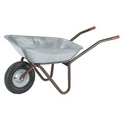  Schub- und Sackkarren Schubkarre müba-Muldenkarre "Standard", Mulde (85L) mit ganzer Drahteinlage, Nylonlagerbereifung, Tragfähigkeit 200kg 12444426