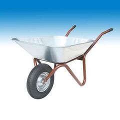  Schub- und Sackkarren Schubkarre müba-Muldenkarre "Standard", Mulde (85L) mit ganzer Drahteinlage, Polymeres Kugellagerrad, Tragfähigkeit 200kg 12444418