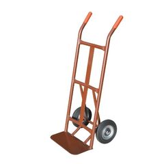  Transport- und Sackkarren müba-Sackkarre, Tragfähigkeit 250kg, mit Vollgummibereifung Ø 200 x 50 mm 12444429