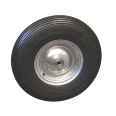  Zubehör Räder müba-Kugellagerrad Ø400 x 100 mm für Transportkarre Typ 400 und Zweiradkarre, Lochbohrung 20 mm! 12444456
