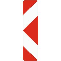  Richtzeichen Verkehrszeichen 605-11 Leitbake, Pfeilbake, Aufstellung rechts 1000x250mm, Alu 2mm, RA3 12359242