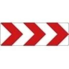 Richtzeichen Verkehrszeichen 625-21 Richtungstafel in Kurven, rechtsw.  500x1500mm, Alu 2mm, RA1 12359530