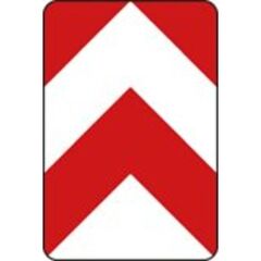  Richtzeichen Verkehrszeichen 626-30 Leitplatte 750x500mm, Alu 2mm, RA3 12359091
