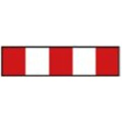  Richtzeichen Verkehrszeichen 627-30 Brückenleitmal, waagrecht 250x1000 mm, Alu 2 mm, RA2 12359090