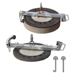  Schachtrahmenzange SRZ-M / -KOMBI Schachtrahmenzange SRZ-KOMBI für Schachtrahmen und -deckel Rahmen-Außendurchmesser 750/785 mm, Tk 200 kg 12448808