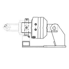  Drehkopf-Umlegevorrichtung Drehkopf-Umlegevorrichtung zu Typ GV-4 mit Welle 12449158