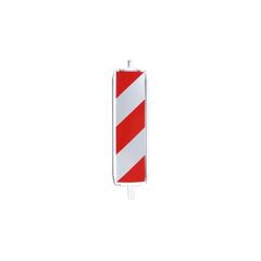  Verkehrssicherung Baken Schake Kunststoffbake Typ 60, Folie Typ 1, schraffiert, beids. R/L, rot/weiß 12449975